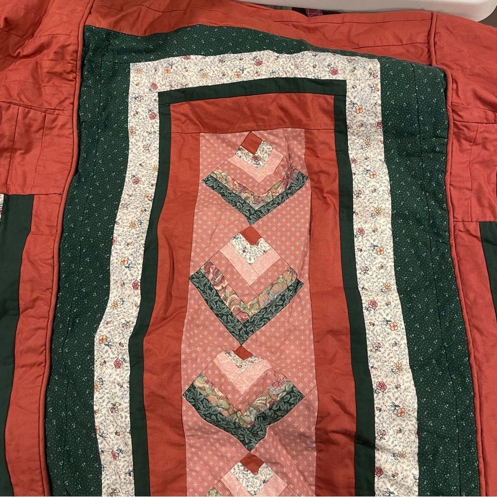 Hand Crafted Multicolor Quilted Robe - Picture 6 of 13